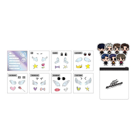 GOT7 [ OFFICIAL LIGHT STICK DECO STICKER ] 2019 WORLD TOUR GOODS