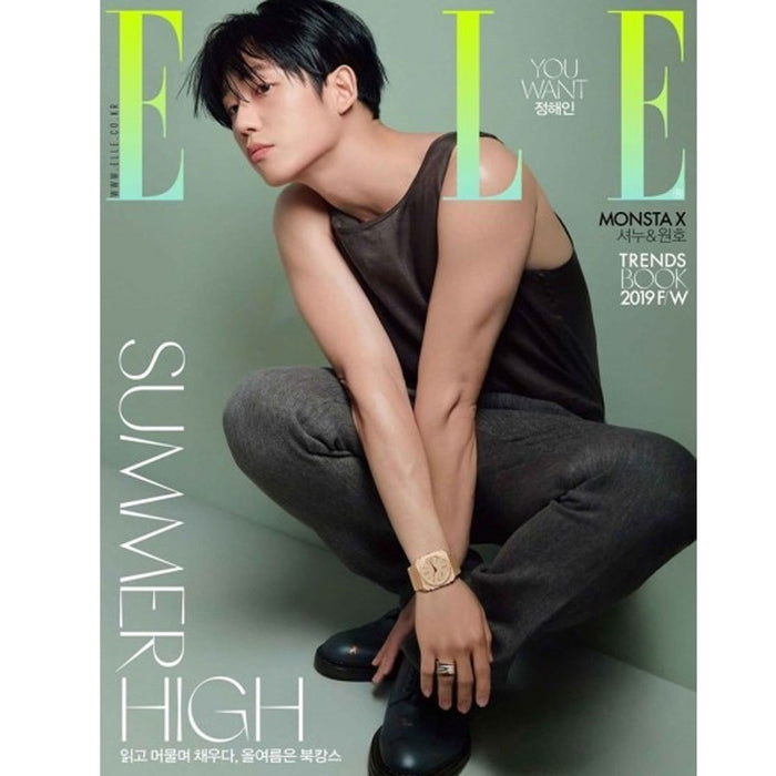 엘르 | ELLE 2019-8 [ SHOWNU, WONHO ]