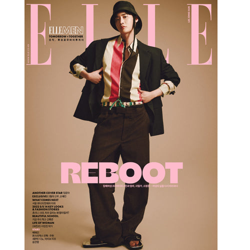 엘르 | ELLE 2022-3 [ LEE JONGSUK / YOONA ] RANDOM COVER ( BOOK IN BOOK - TXT )