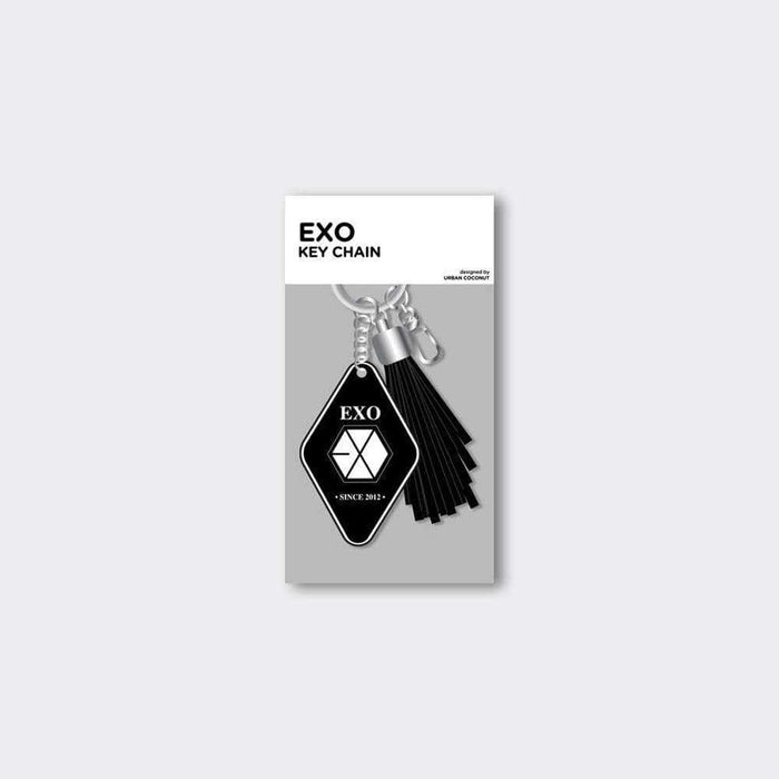 MUSIC PLAZA Goods EXO LEATHER TASSEL KEYCHAIN [ OFFICIAL MD ]