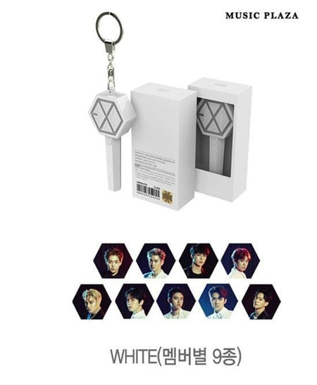 MUSIC PLAZA Light Stick Chen EXO | 엑소 | MINI KEY RING LIGHT STICK- WHITE