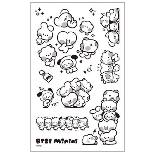 BT21 [ MININI ] TATTOO STICKER