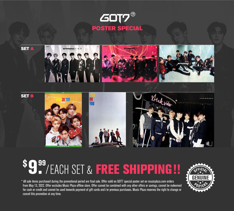 갓세븐 | GOT7 | [ GOT7 SPECIAL ] | (3 SET) POSTER ONLY