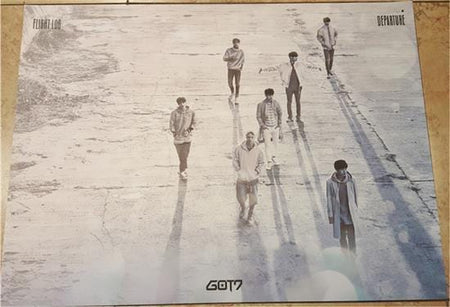 MUSIC PLAZA Poster GOT7 | 갓세븐 | A TYPE - POSTER ONLY FLIGHT LOG : DEPARTURE