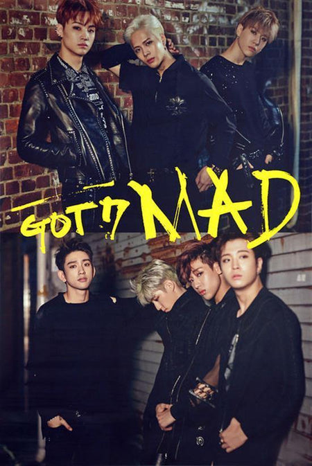 MUSIC PLAZA Poster GOT7 | 갓세븐 | MAD POSTER B VERSION