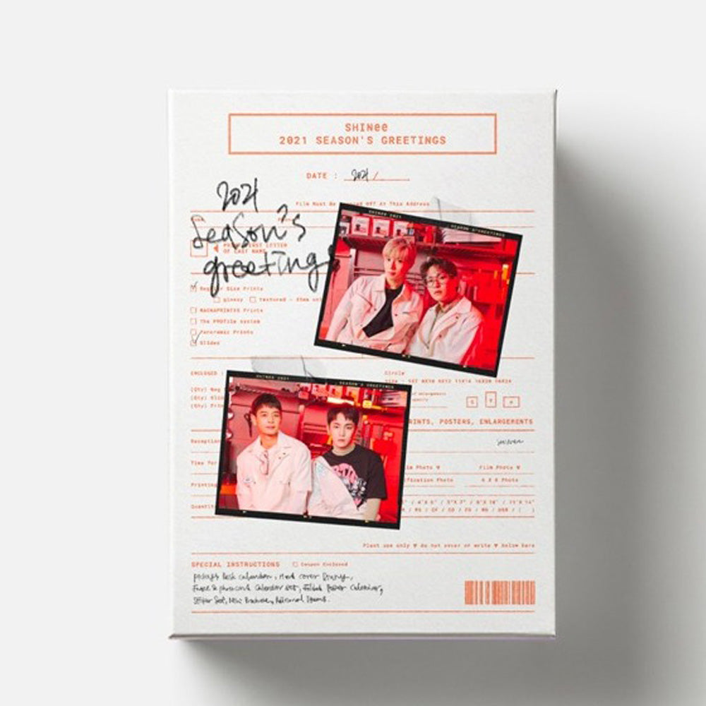 SHINee 2021 Seasons sold Greetings