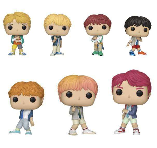 MUSIC PLAZA Goods 7 Figure set 방탄소년단| BTS [ FUNKO BTS POP! ROCKS ] VINYL FIGURE