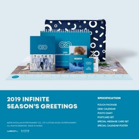 MUSIC PLAZA Photo Book SEASON’S GREETINGS ONLY INFINITE [ 2019 INFINITE SEASON’S GREETINGS ]