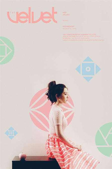 MUSIC PLAZA Poster Irene Red Velvet | 아이린<br/>24" X 36" THE VELVET POSTER