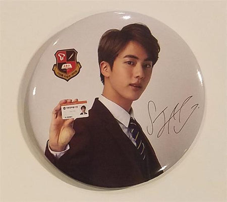 MUSIC PLAZA Goods BTS | 방탄소년단 | JIN SK OFFICIAL BUTTON BADGE