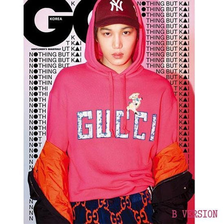 MUSIC PLAZA Magazine B VER. GQ Korea | 지큐 코리아 | July 2018 Issue - KAI cover