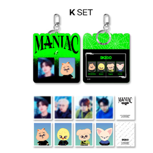 STRAY KIDS x SKZOO [ MANIAC ] ID PHOTO DUAL FRAME KEYRING