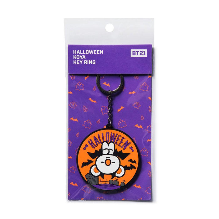 MUSIC PLAZA Goods KOYA BT21 OFFICIAL HALLOWEEN SILICON KEY RING