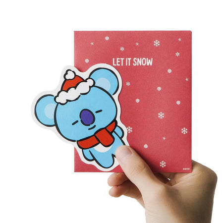 MUSIC PLAZA Goods WINTER BT21 [ KOYA ] MESSAGE CARD