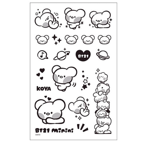 BT21 [ MININI ] TATTOO STICKER