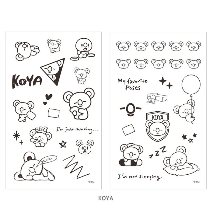 BT21 TATTOO STICKER