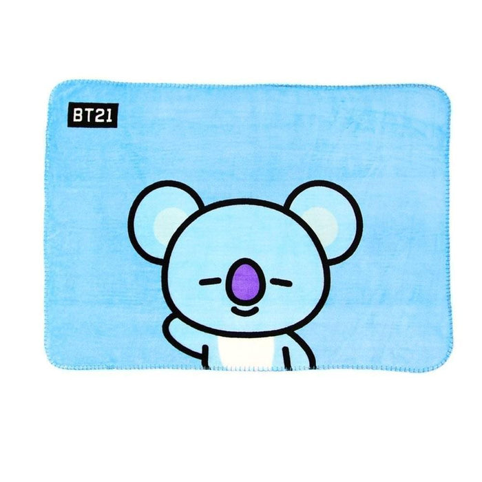 MUSIC PLAZA Goods KOYA BT21 x HOMEPLUS OFFICIAL FLANNEL BLANKET