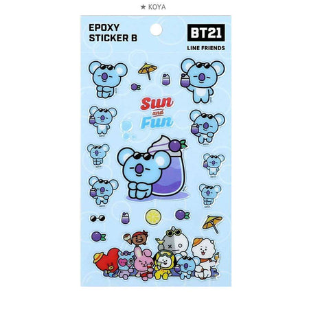 MUSIC PLAZA Goods KOYA BT21 EPOXY STICKER B / OFFICIAL MD