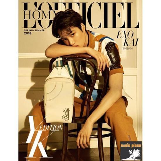 MUSIC PLAZA Magazine L'OFFICIEL HOMMES - KAI | 로피시엘 옴므 - 카이 | YK EDITION A TYPE - S/S 2018 MAGAZINE