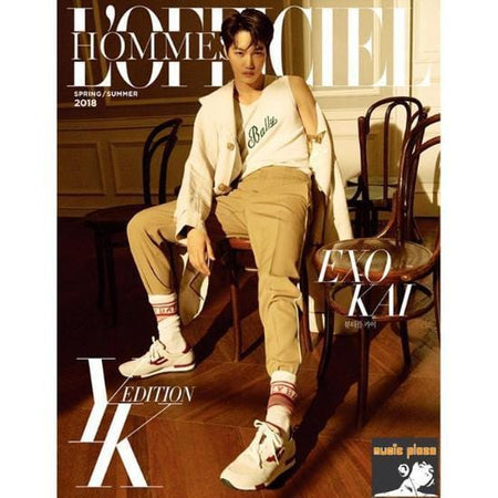 MUSIC PLAZA Magazine L'OFFICIEL HOMMES - KAI | 로피시엘 옴므 - 카이 | YK EDITION B TYPE - S/S 2018 MAGAZINE