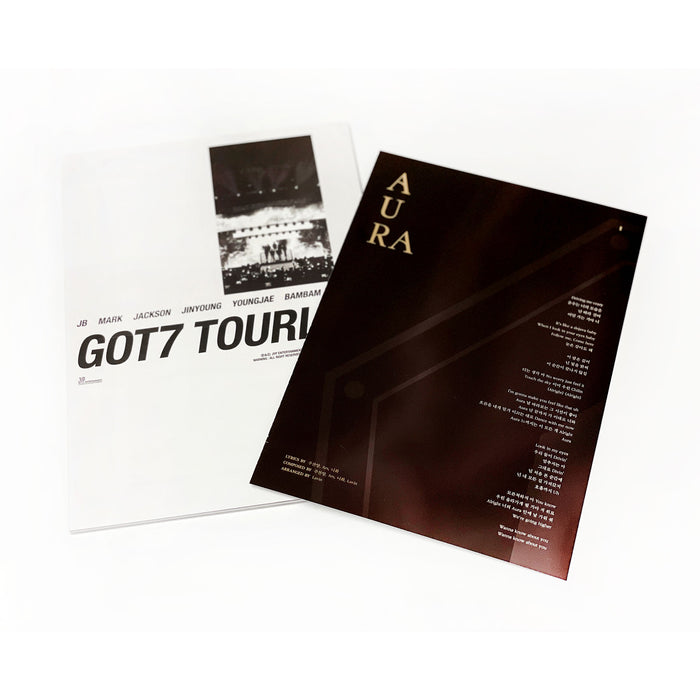 갓세븐 | GOT7 [ DYE ] TOURLOG PHOTO ESSAY & LYRICS POSTCARD