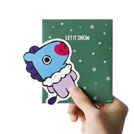 MUSIC PLAZA Goods WINTER BT21 [ MANG ] MESSAGE CARD