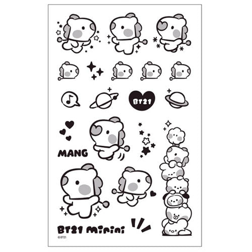 BT21 [ MININI ] TATTOO STICKER