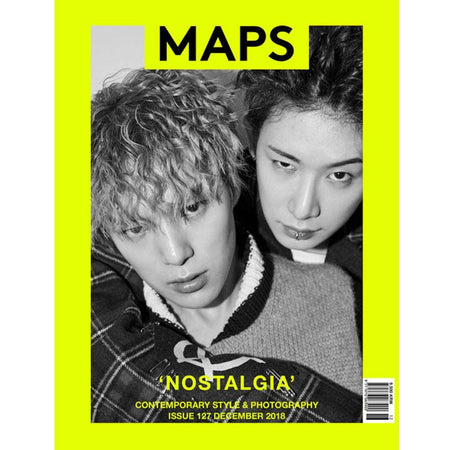 MUSIC PLAZA Magazine 맵스 | MAPS 2018-12 [ COVER- MONSTA X ] KOREA MAGAZINE