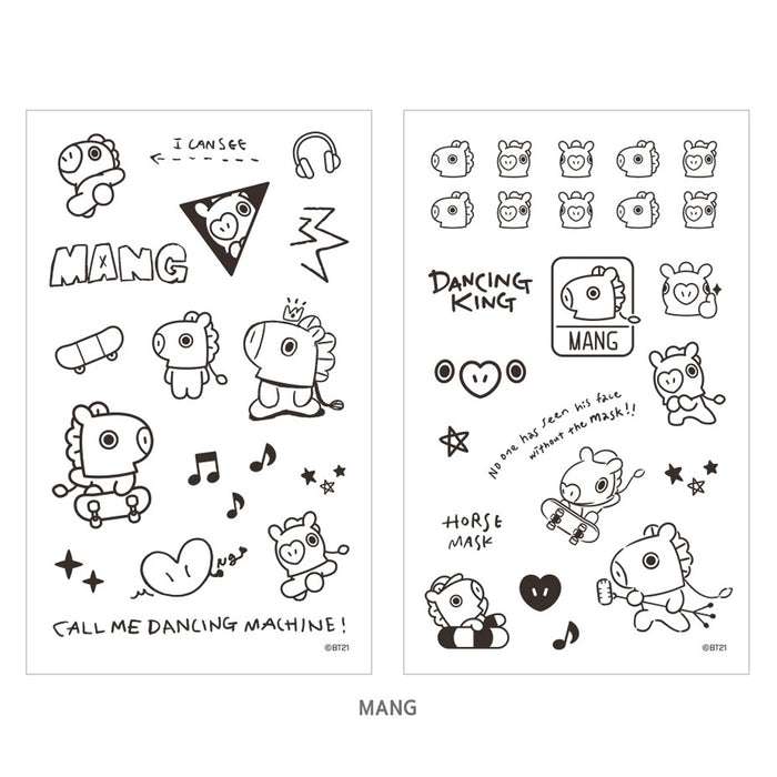 BT21 TATTOO STICKER