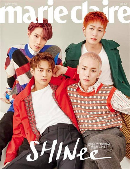 MUSIC PLAZA Magazine 마리 끌레르 | MARIE CLAIRE 2018-6 SHINEE COVER EDITION