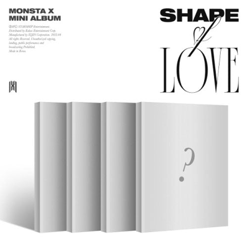 몬스타엑스  MONSTA X 11TH MINI ALBUM [ SHAPE of LOVE ]