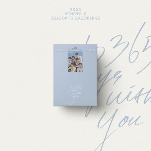 몬스타엑스 | MONSTA X [ 2022 SEASON'S GREETINGS ] DAILY PAD CALENDAR PACKAGE