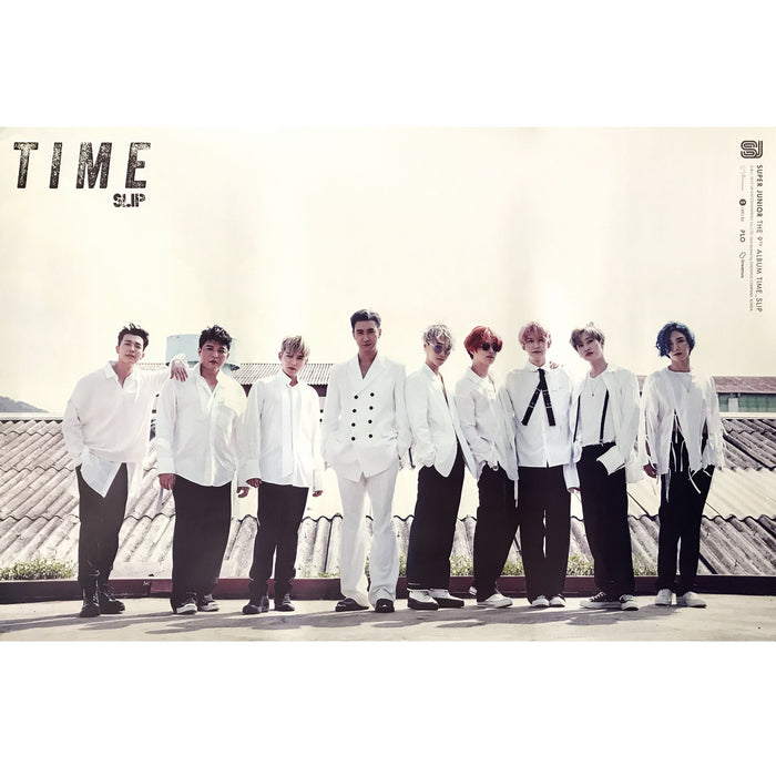 슈퍼쥬니어 | SUPER JUNIOR | 9TH ALBUM [ TIME SLIP ] | (GROUP VER.) POSTER ONLY