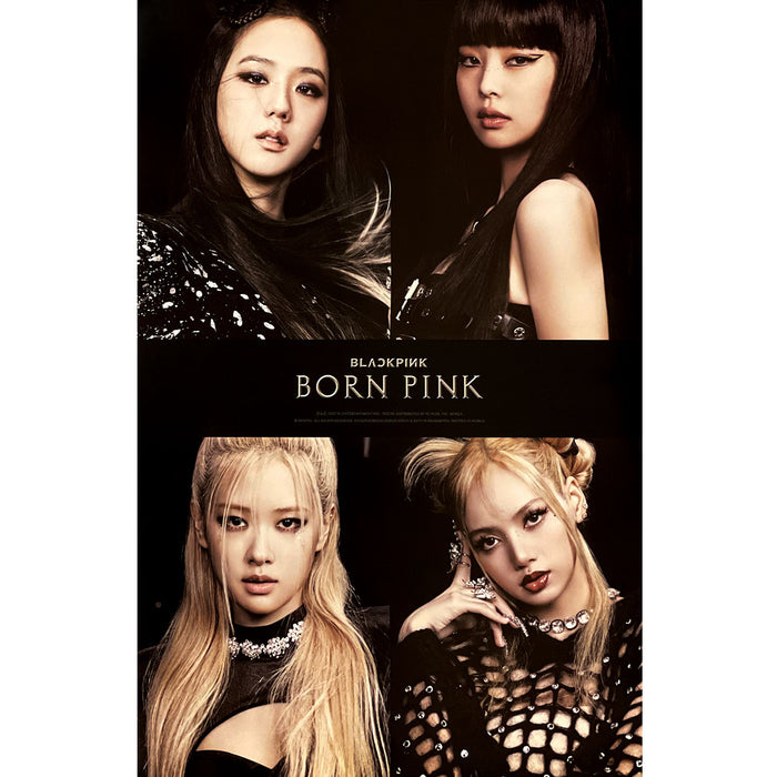 블랙핑크 | BLACKPINK | 2ND ALBUM [ BORN PINK ] | (BLACK VER.) POSTER ONLY