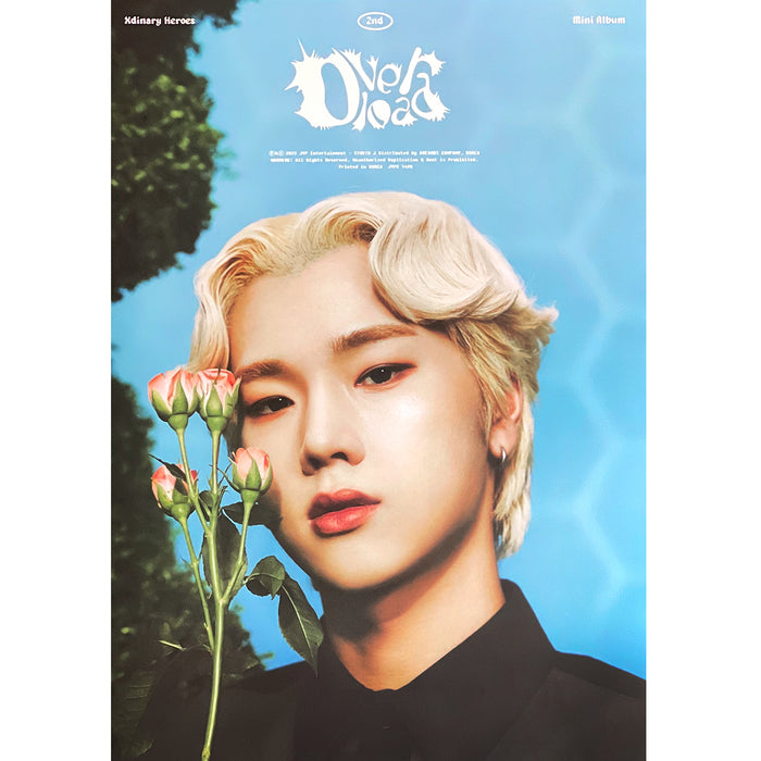 엑스디너리 히어로즈 | XDINARY HEROES | 2ND MINI ALBUM [ OVERLOAD ] | (JUNGSU) POSTER ONLY