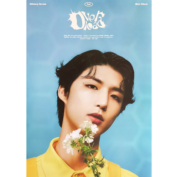 엑스디너리 히어로즈 | XDINARY HEROES | 2ND MINI ALBUM [ OVERLOAD ] | (JUN HAN) POSTER ONLY