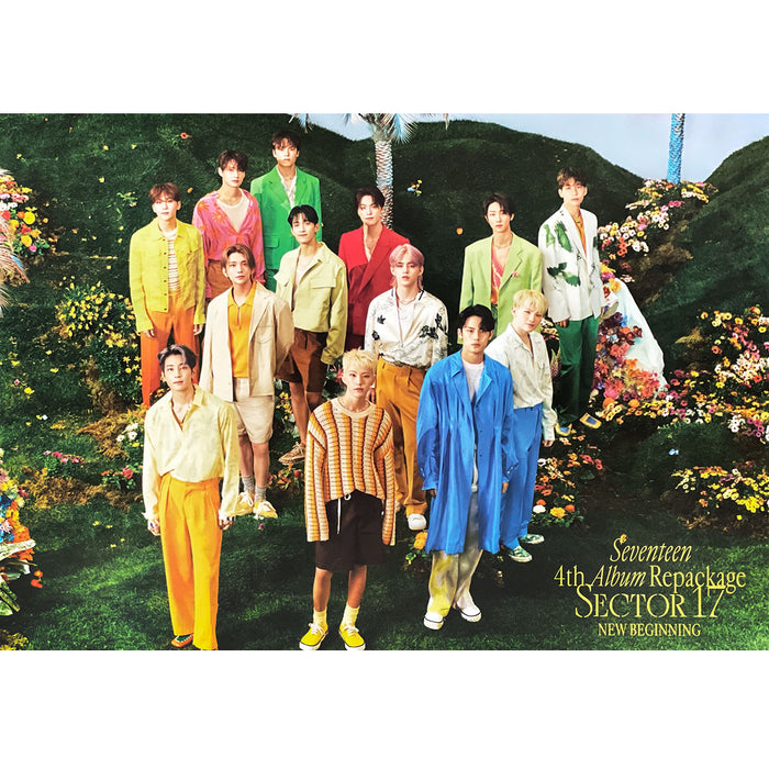 SEVENTEEN | 4TH ALBUM REPACKAGE [ SECTOR 17 ] | (NEW BEGINNING VER.) POSTER ONLY