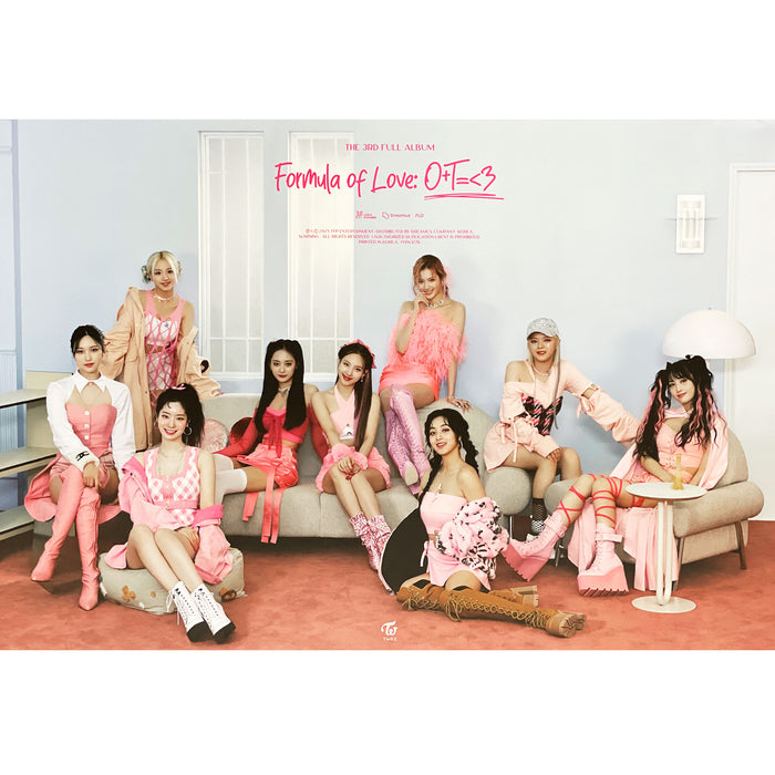 트와이스 | TWICE | 3RD ALBUM [ FORMULA OF LOVE: O+T=<3 ] | (EXPLOSION VER.) POSTER ONLY