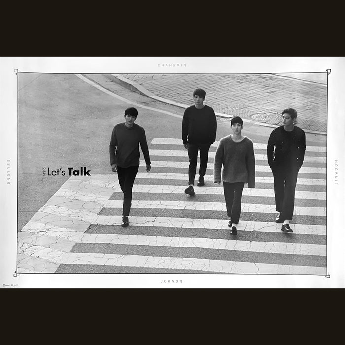 투에이엠 | 2AM | 3RD ALBUM [ LET'S TALK ] | POSTER ONLY