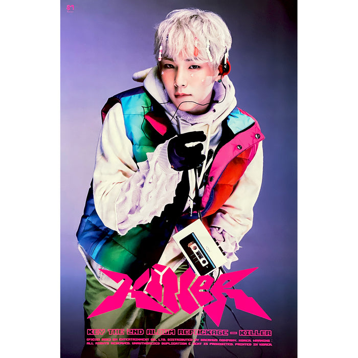 키 | KEY | 2ND ALBUM REPACKAGE [ KILLER ] | (ZINE VER.) POSTER ONLY