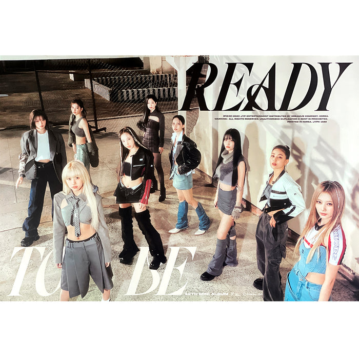 트와이스 | TWICE | 12TH MINI ALBUM [ READY TO BE ] | (BE VER.) POSTER ONLY