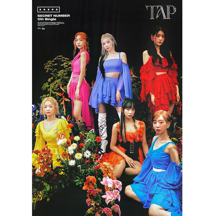 시크릿 넘버 | SECRET NUMBER | 5TH SINGLE ALBUM [ TAP ] | POSTER ONLY