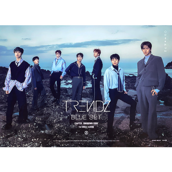 트렌드지 | TRENDZ | 1ST SINGLE ALBUM [ BLUE SET CHAPTER. UNKNOWN CODE ] | POSTER ONLY