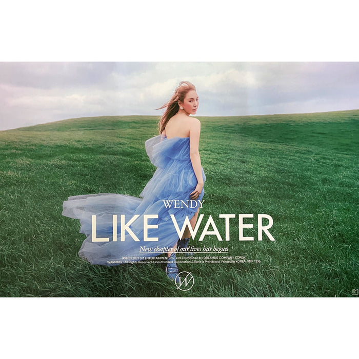 웬디 | WENDY | 1ST MINI ALBUM [ LIKE WATER ] | (PHOTOBOOK - C VER.) | POSTER ONLY