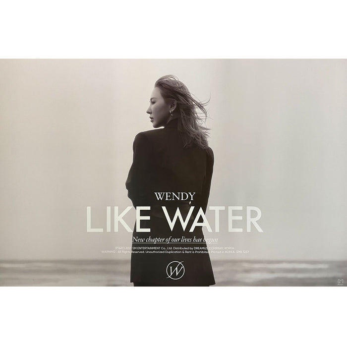 웬디 | WENDY | 1ST MINI ALBUM [ LIKE WATER ] | (CASE - C VER.) | POSTER ONLY