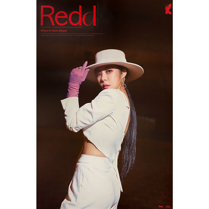 휘인 | WHEE IN | 1ST MINI ALBUM [ REDD ] | (B VER.) POSTER ONLY