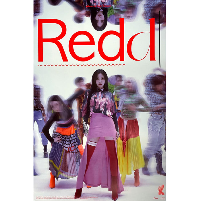 휘인 | WHEE IN | 1ST MINI ALBUM [ REDD ] | (F VER.) POSTER ONLY