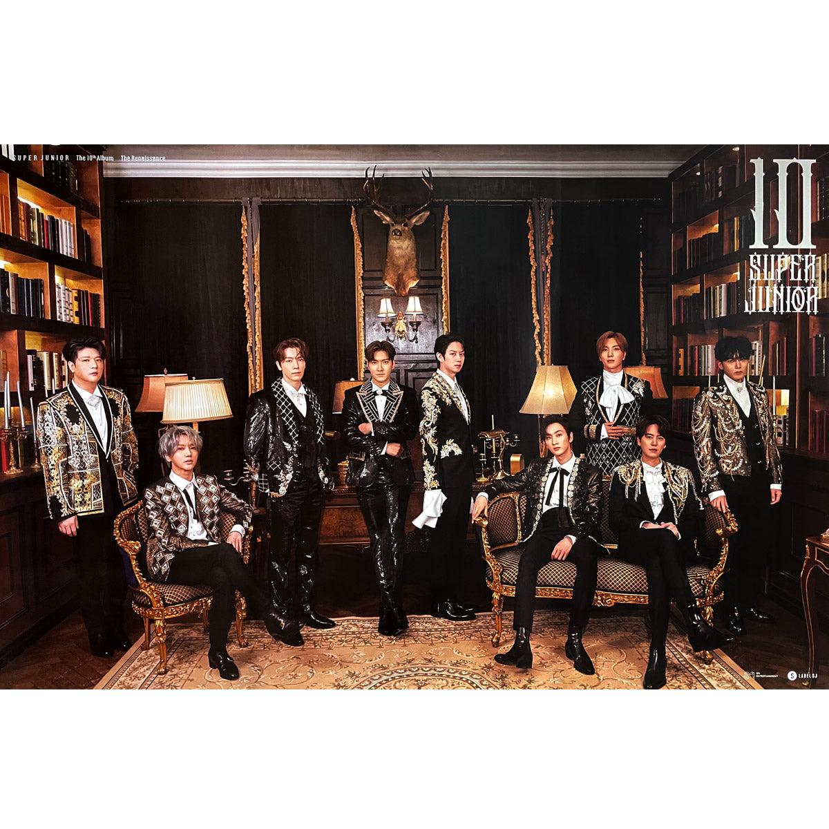 슈퍼쥬니어 | SUPER JUNIOR | 10TH ALBUM [ THE RENAISSANCE ] | (RENAISSANCE VER.)  POSTER ONLY - Music Plaza