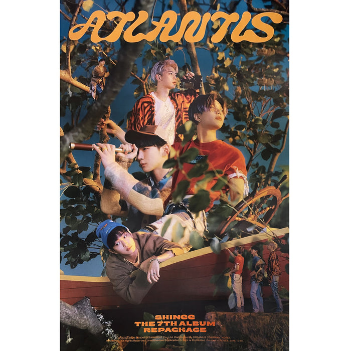 샤이니 | SHINEE | 7TH ALBUM REPACKAGE [ ATLANTIS ] | (ADVENTURE VER.) POSTER ONLY