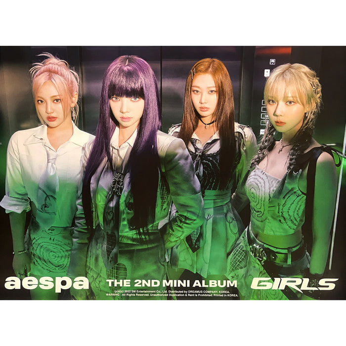 에스파 | AESPA | 2ND MINI ALBUM [ GIRLS ] | (DIGIPACK - VER. A) POSTER ONLY